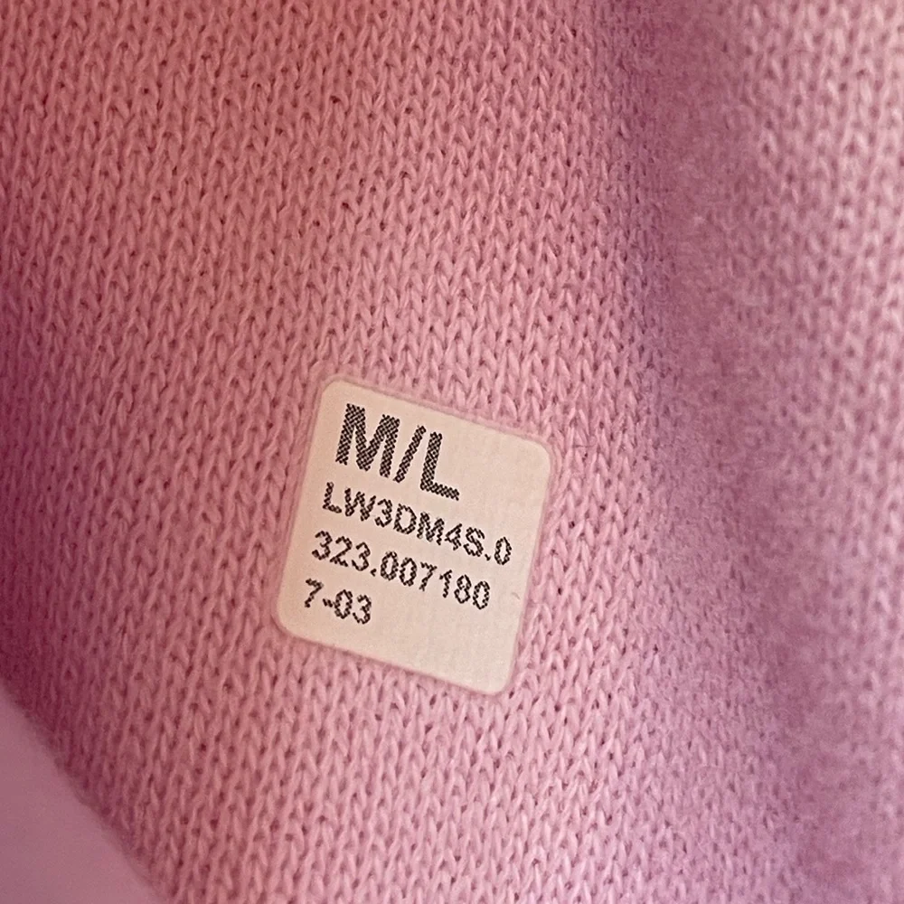 NWT Lululemon scuba oversized half zip hoodie meadowsweet pink M/L new (read) - Picture 11 of 12
